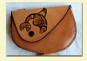 Pochette demi-ronde